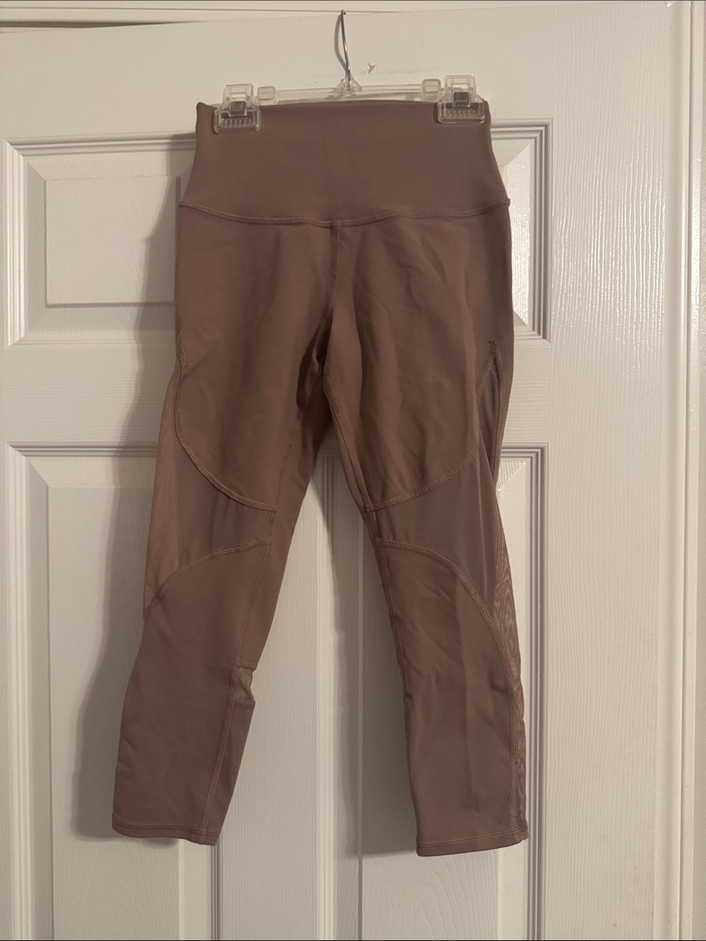 ALO Yoga Dusty Mauve High-Waist Crop Leggings
